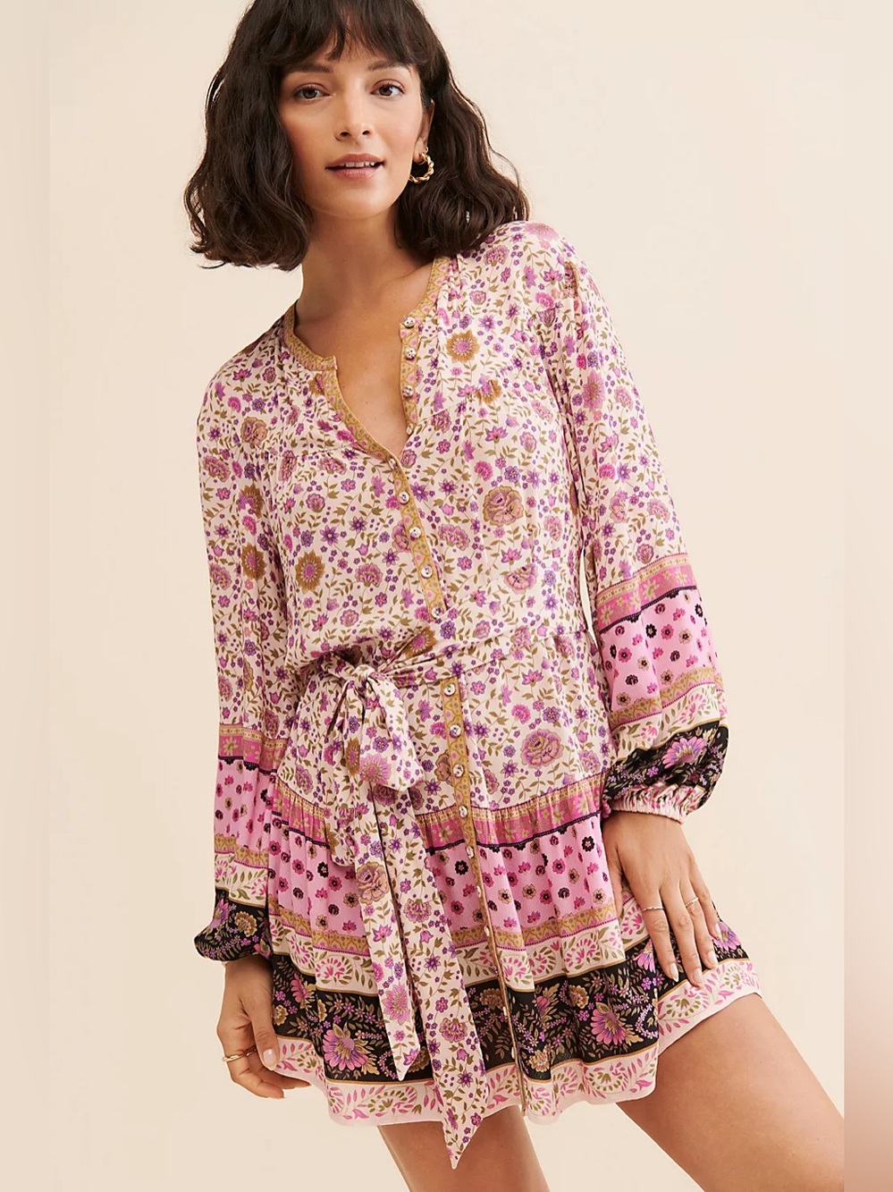 Spell & The Gypsy Lady Untamed Tunic Mini Dress Size XL - Picture 5 of 7